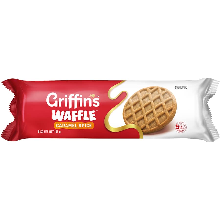 Griffin's Waffle Biscuits Caramel Spice 195g