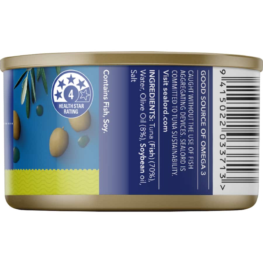 Sealord Tuna Olive Oil Blend Tear tab can 95g