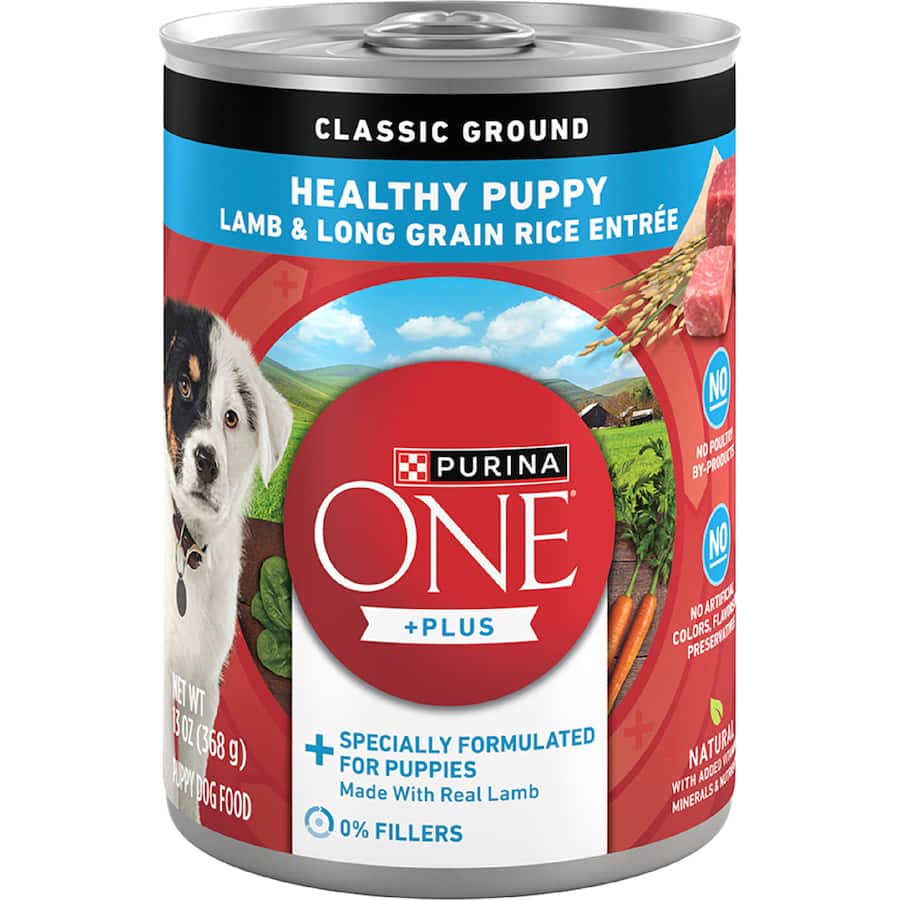 Purina One Puppy Wet Dog Food Lamb & Rice Can 368g