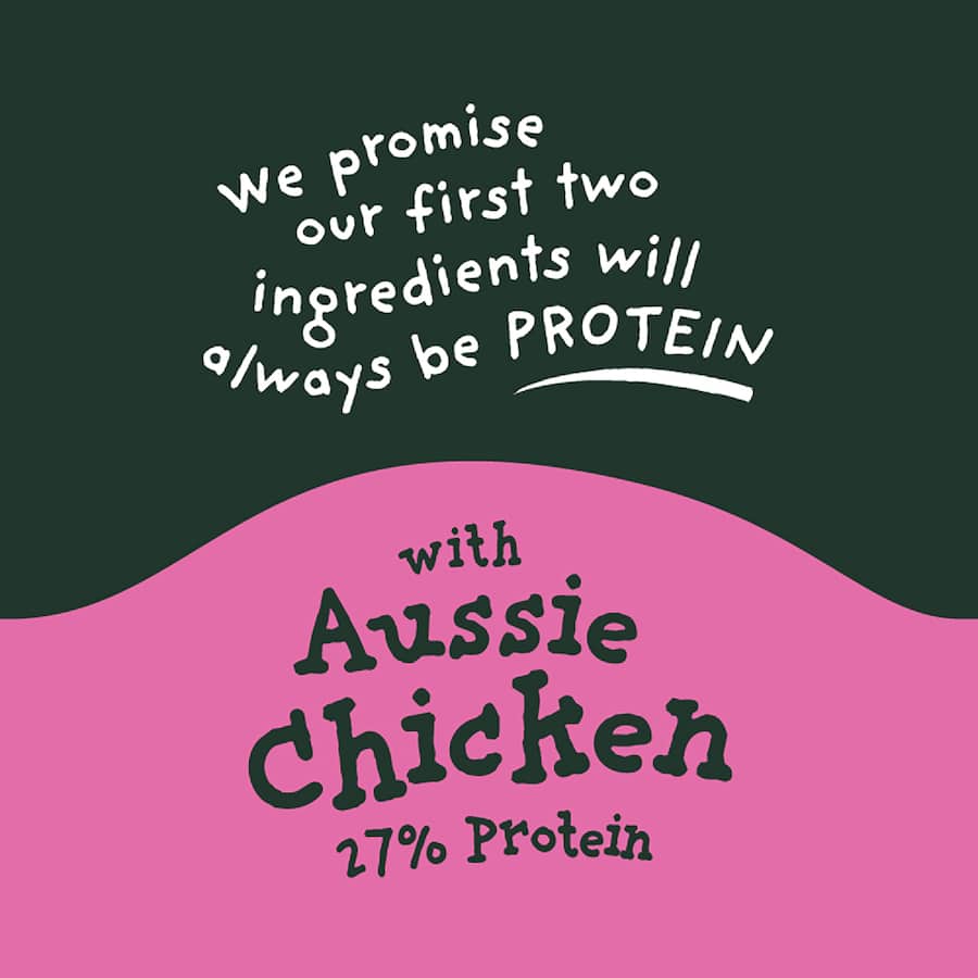 Billie's Bowl Puppy Dry Dog Food Aussie Chicken Bag 3kg