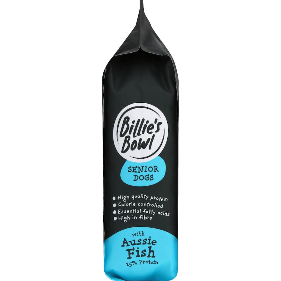 Billie's Bowl Senior Dry Dog Food Aussie Fish Bag 3kg