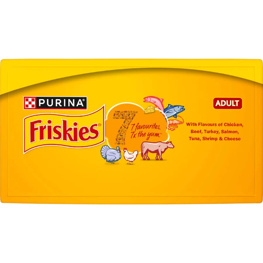 Friskies Dry Cat Food Seven Favourites Bag 1.4kg