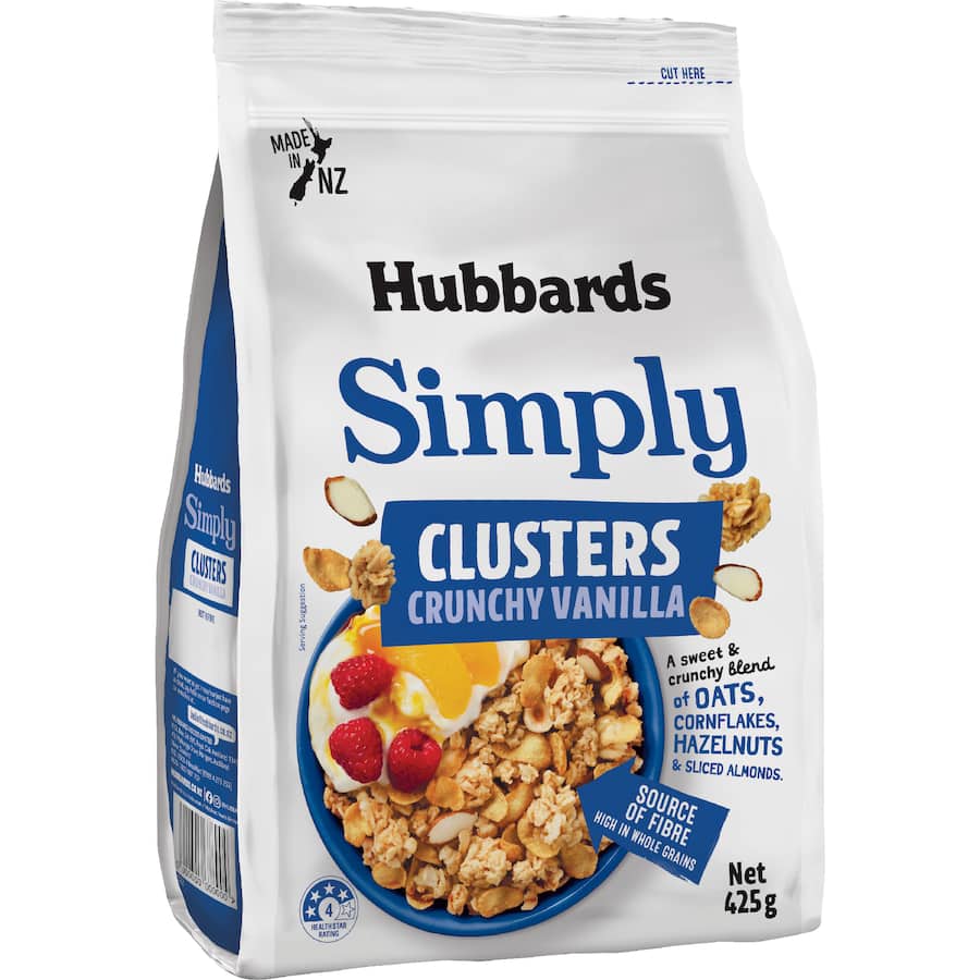 Hubbards Granola Clusters Crunchy Vanilla - 425g