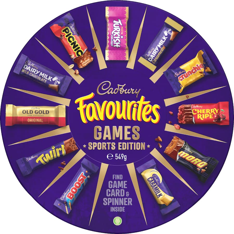 Cadbury Chocolate Favourites Game Tin 549g