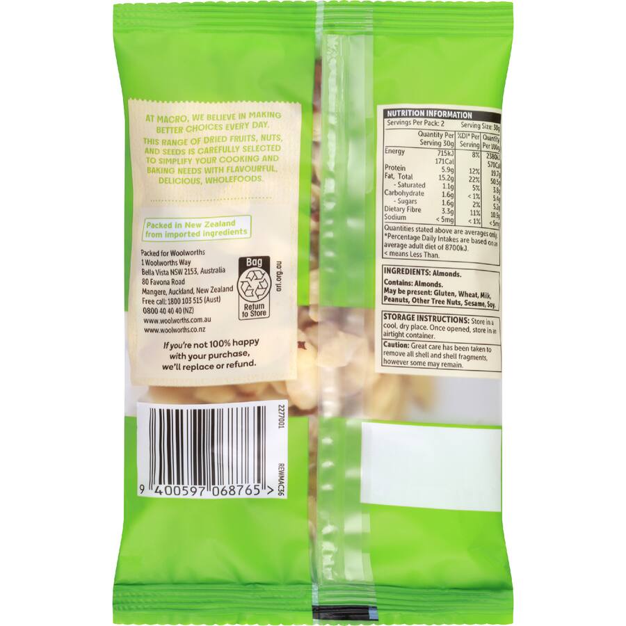 Macro Almond Slices - 70g