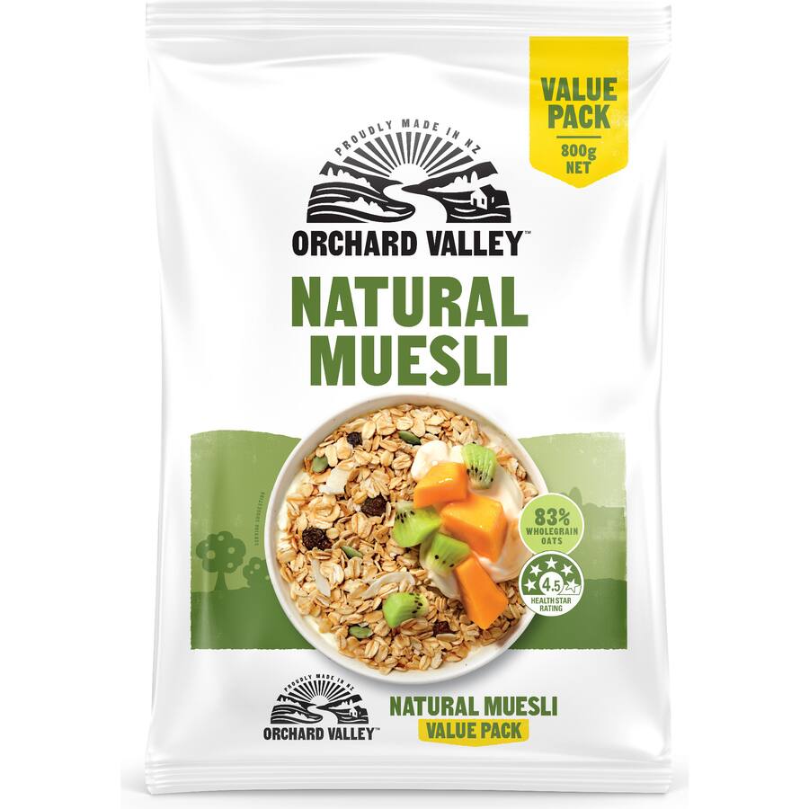 Orchard Valley Muesli Bulk Natural - 800g