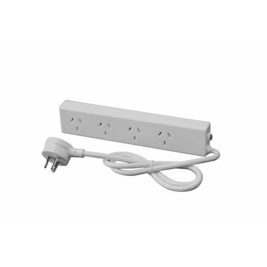 HPM 4 Way Powerboard 0.9m Lead 10A (Each)