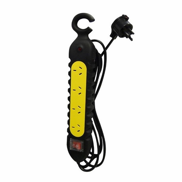 HPM PlugBoss Heavy Duty Powerboard 4 Outlet 10A