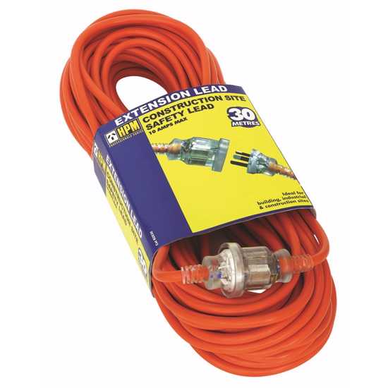 HPM 30m Extension Lead Tradesman 10A (Each)