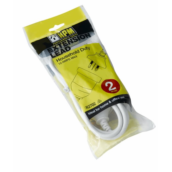 HPM 2m Extension Lead Household Duty 10A