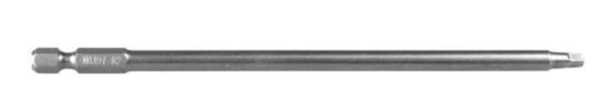 No.2 square drive screwdriver bit, 150mm long, designed for maximum torque and reduced cam-out for efficient screwing in tight spaces.