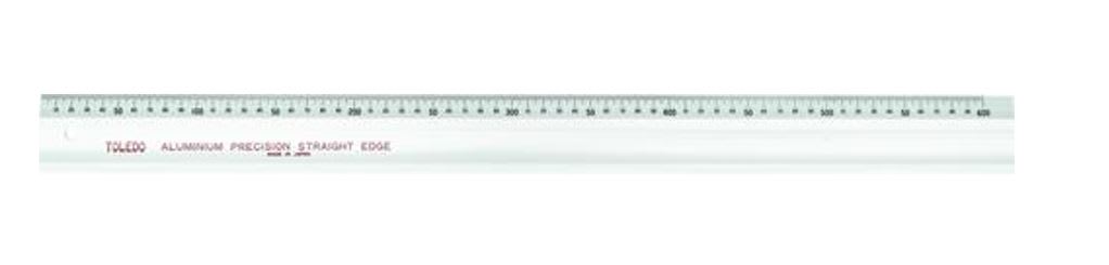 Toledo Aluminum Straight Edge Rule 1000mm (Each)