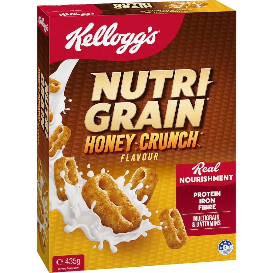 Kellogg's Cereal Nutrigrain Honey - 435g