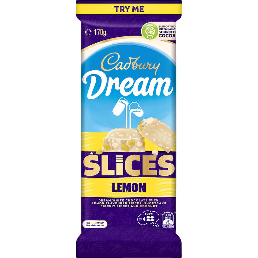 Cadbury Slice Dream Slices Lemon - 170g