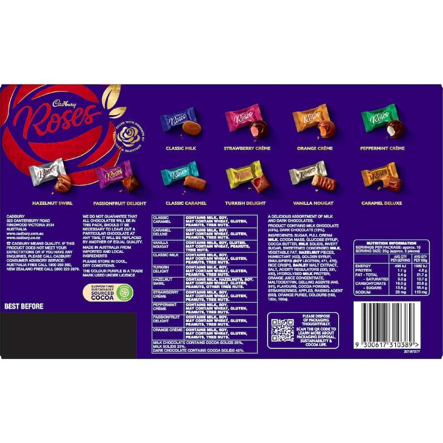 Cadbury Chocolate Roses 380g