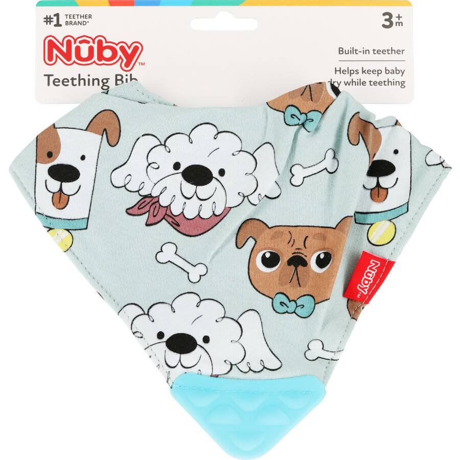Nuby Bandana Bib With Teething Corner