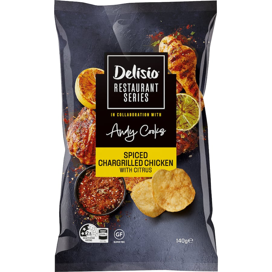 Delisio Chips Spiced Chicken & Citrus - 140g