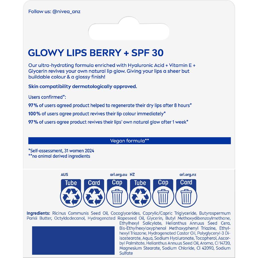 Nivea Lip Care Glowy Lips Clear