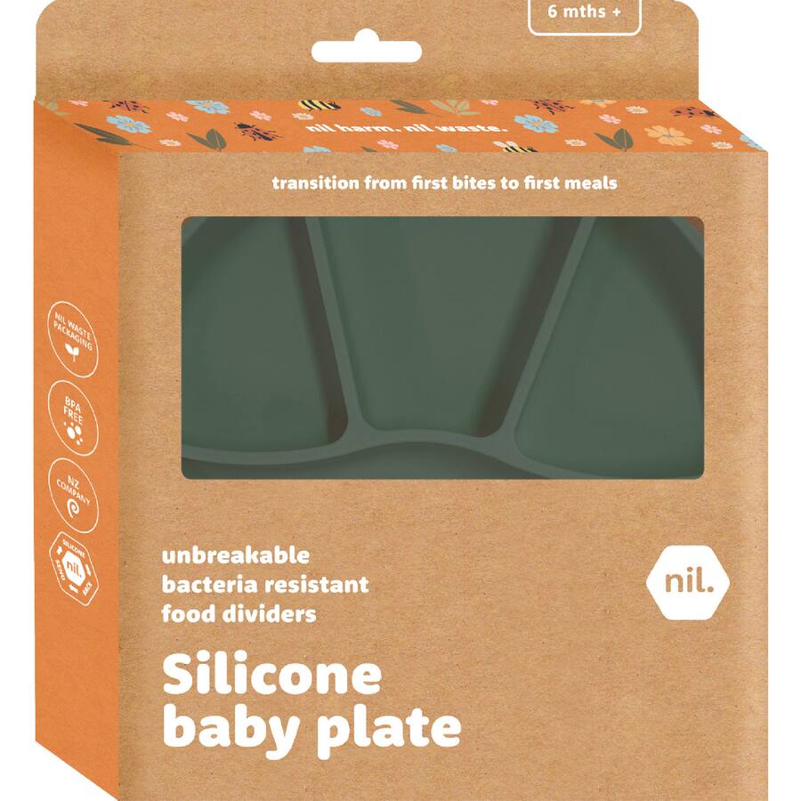 Nil. Baby Plate Silicone