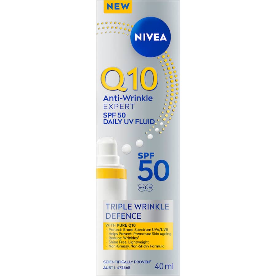 Nivea Sunscreen Q10 Daily Uv Fluid - 40mL