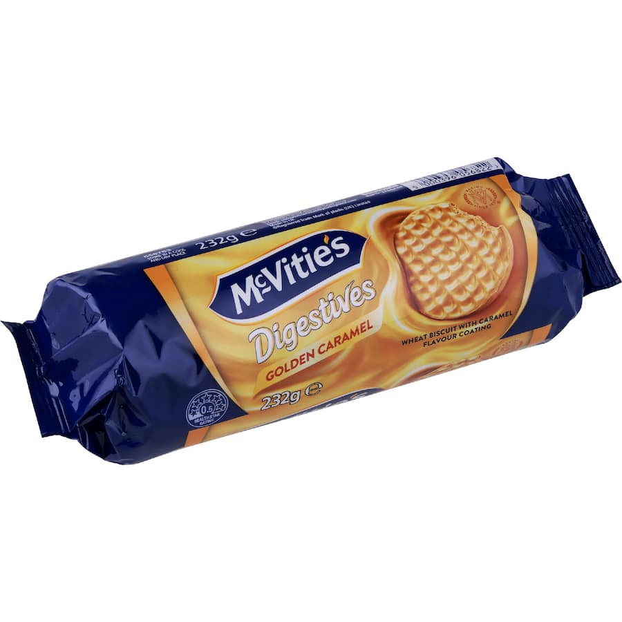 Mcvitie's Digestive Biscuits Golden Caramel 232g