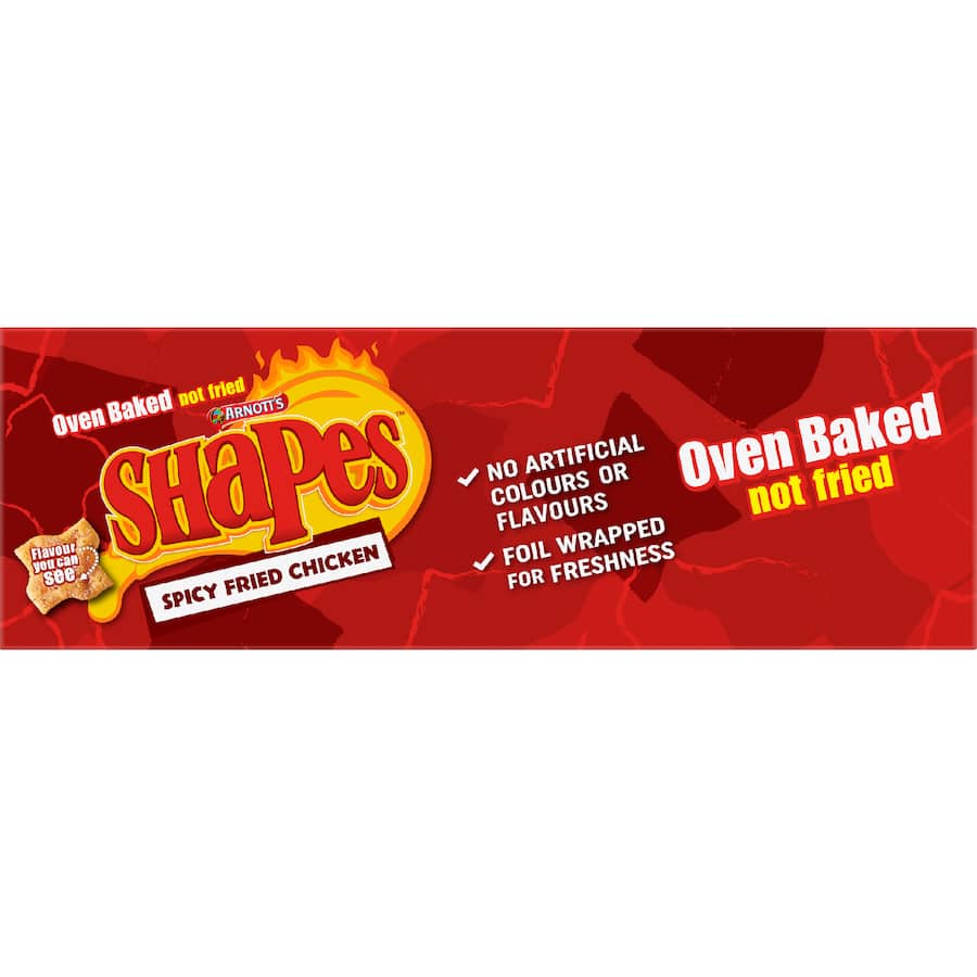 Arnotts Shapes Crackers Fried Chicken 165g