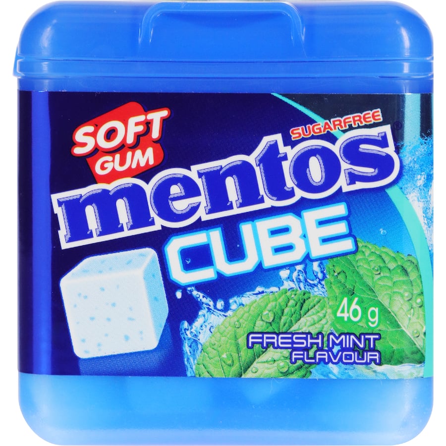 Mentos Cube Gum Ice Mint - 46g