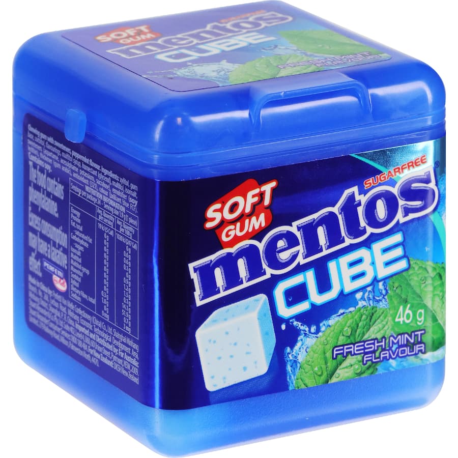 Mentos Cube Gum Ice Mint - 46g