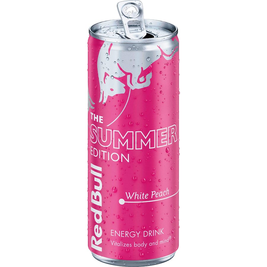 Red Bull Energy Drink White Peach Edition - 250mL