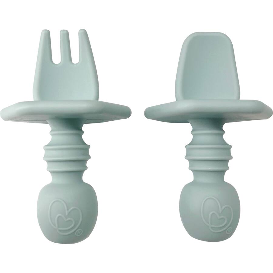 Dreambaby Baby Spoon And Fork Silicone Ezy-grip
