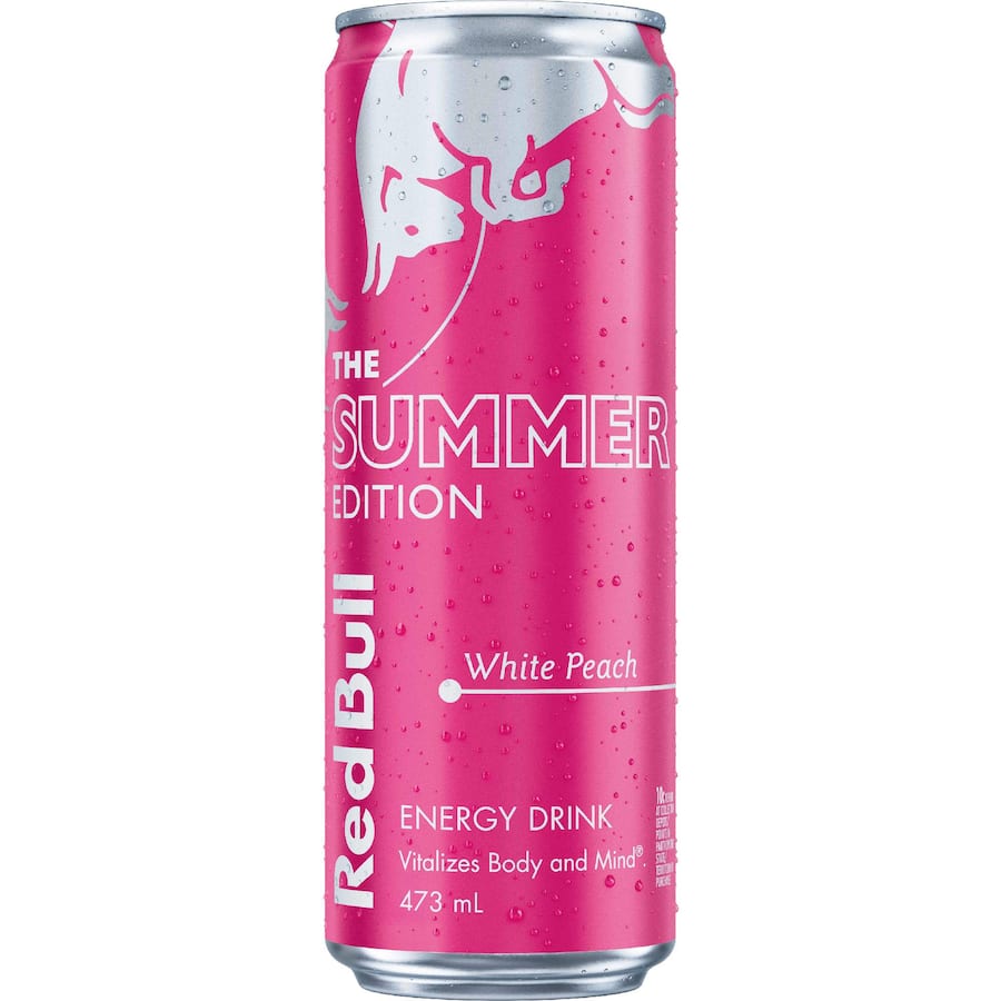 Red Bull Energy Drink White Peach Edition - 473mL