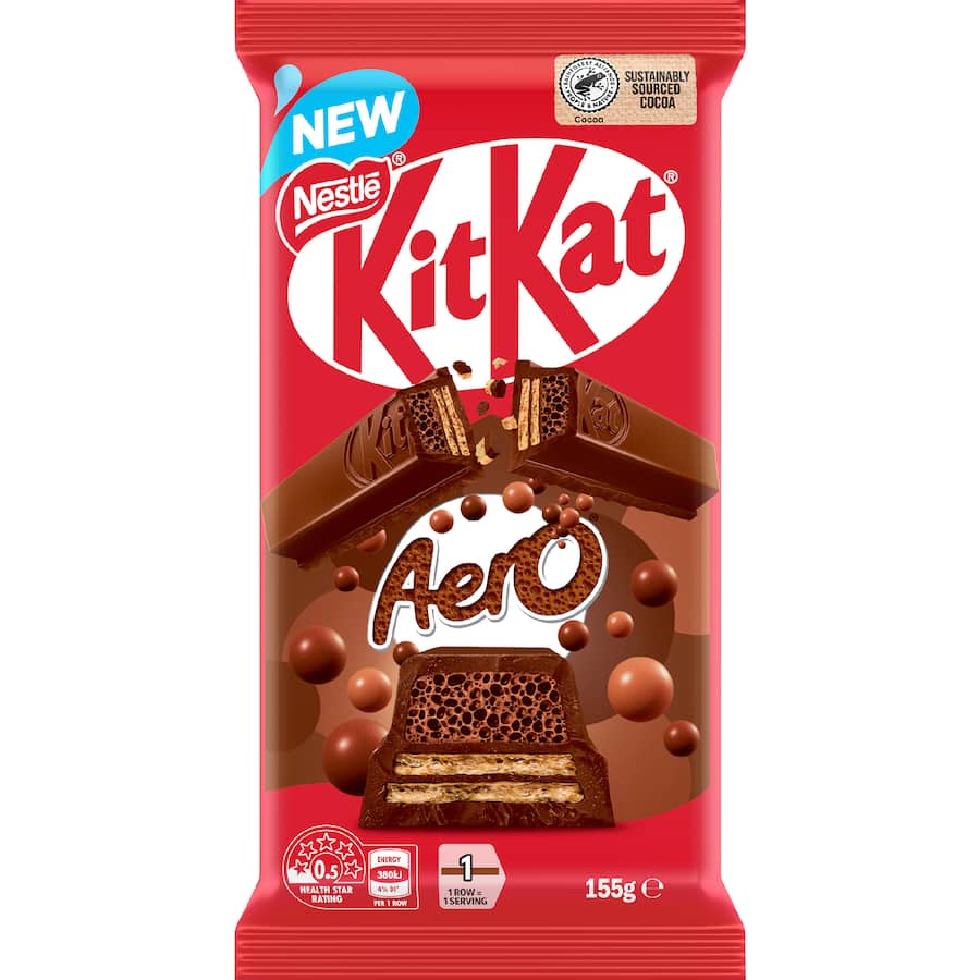 Kitkat Chocolate Blocks Aero Milk - 155g