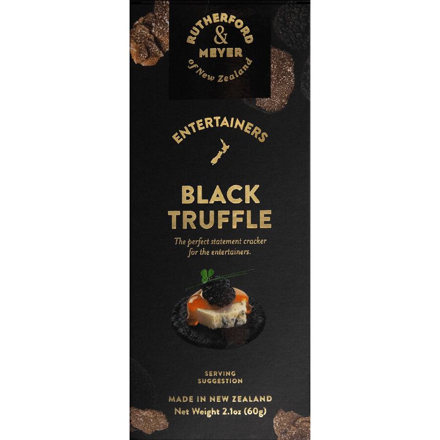 Rutherford & Meyer Crackers Black Wafer - 100g