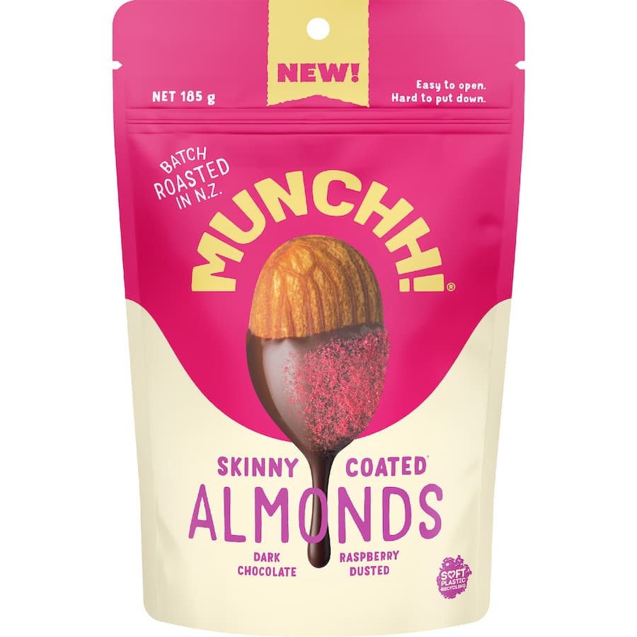 Munchh Skinny Coated Almonds Dark Chocolate - 185g