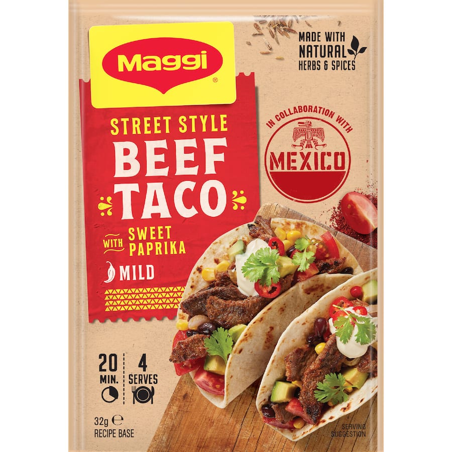 Maggi Recipe Base Taco Seasoning Sweet Paprika 32g