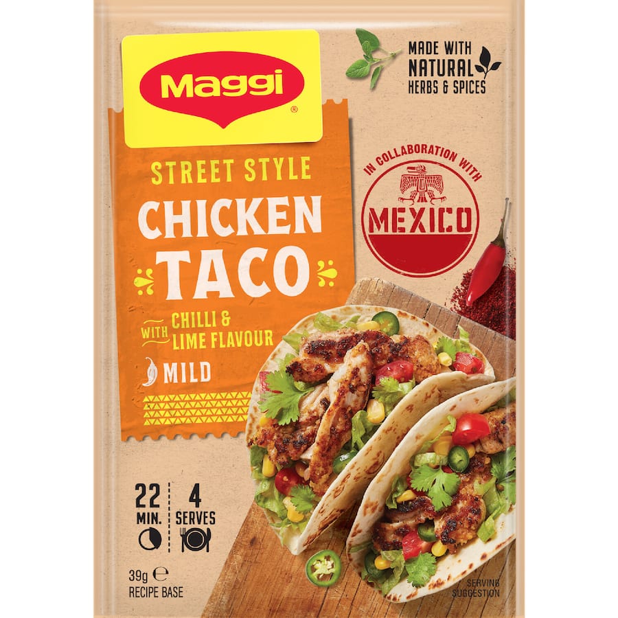 Maggi Recipe Base Mexico Chilli Lime Taco 39g