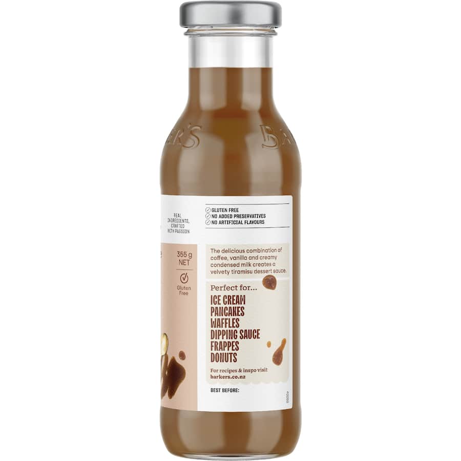 Barkers Dessert Sauce Tiramisu - 355g
