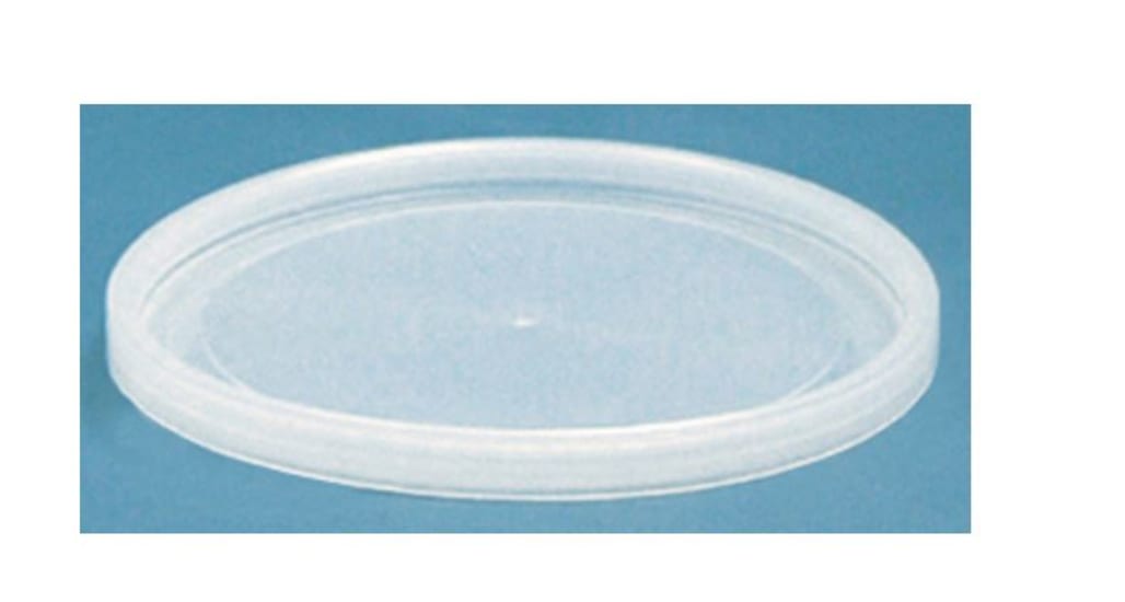 Foodtub Lid - Natural, 93mm, designed for versatile food storage; recyclable, microwave-safe, with a secure plug fit seal.