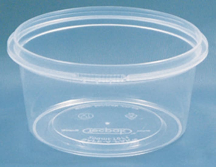 Clear 200ml Foodtub case with tamper-evident design, eco-friendly, microwave-safe, perfect for meal prep and food storage.