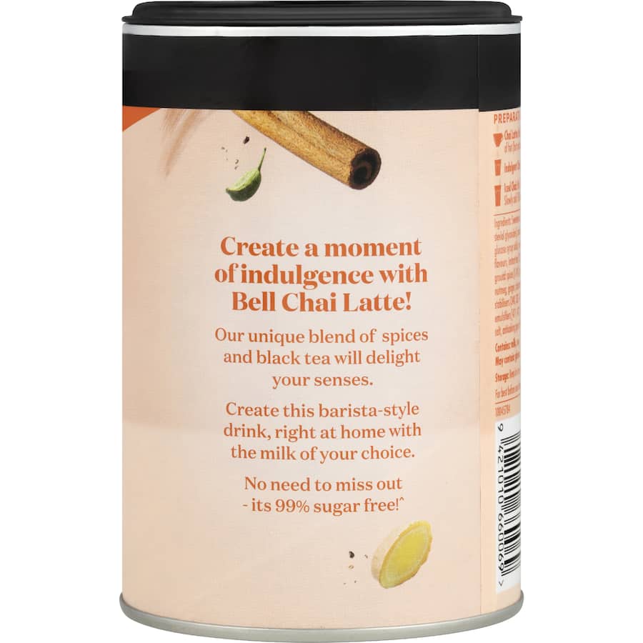 Bell Chai Latte Spiced Sugar Free 240g