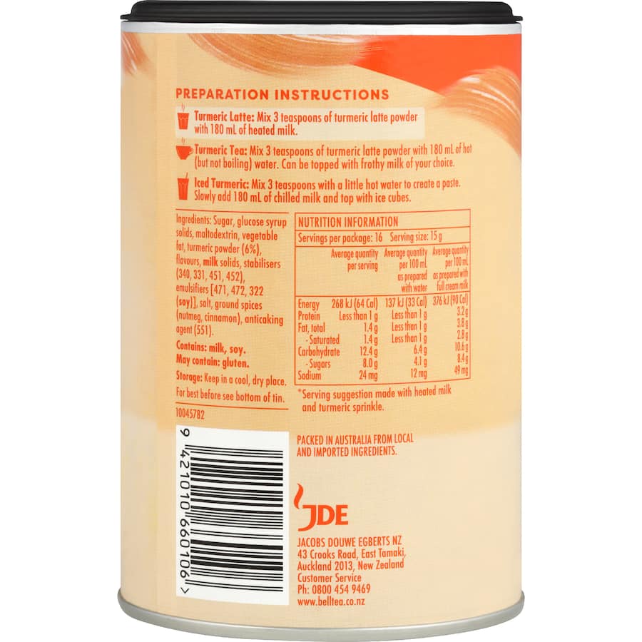 Bell Latte Turmeric 240g