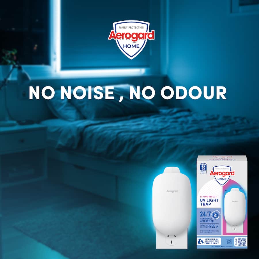 Aerogard Home Flying Insect Light Trap Refill Box 2pack