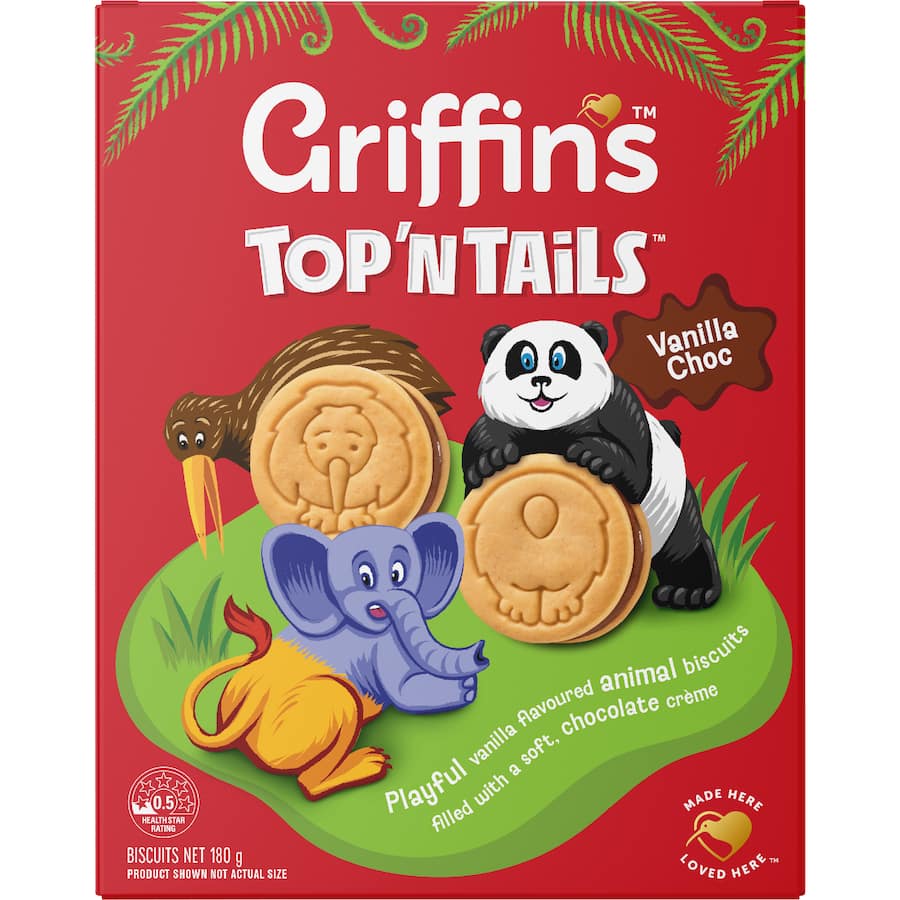 Griffins Biscuits Tops N Tails - 180g