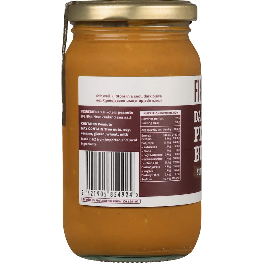 Fix & Fogg Peanut Butter Dark Roast Crunchy - 375g