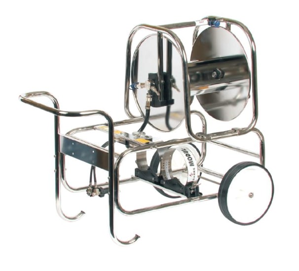 3M Modulair Airline Trolley Hose Reel with capacity for 2 or 4 cylinders, designed for portable and efficient airflow delivery.