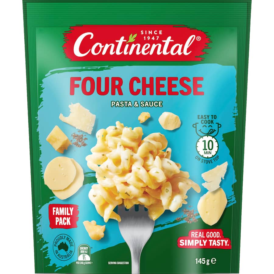 Continental Pasta & Sauce Four Cheese - 145g