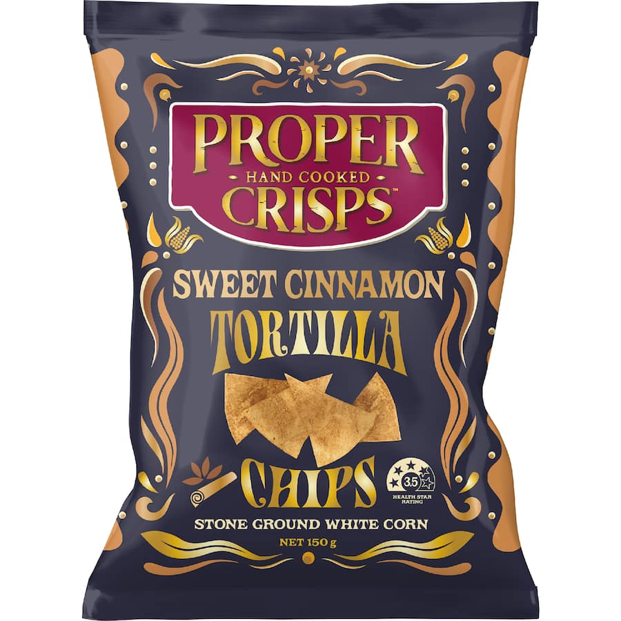 Proper Crisps Chips Tortilla Cinnamon - 150g