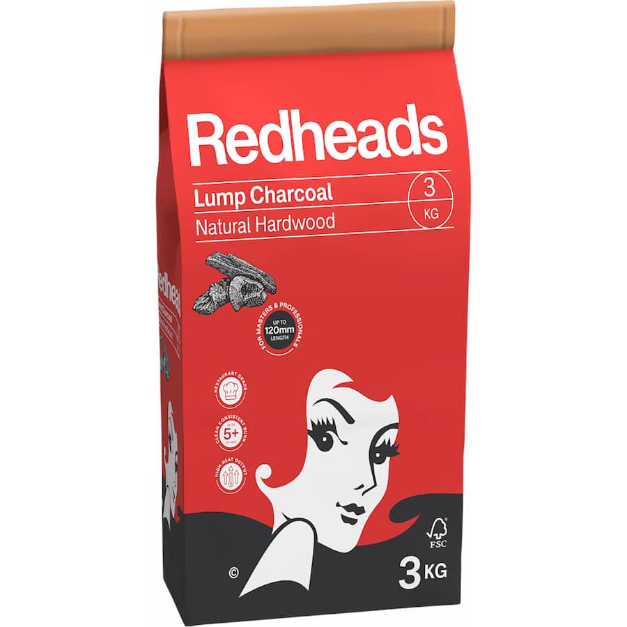 Redheads Lump Charcoal 3kg
