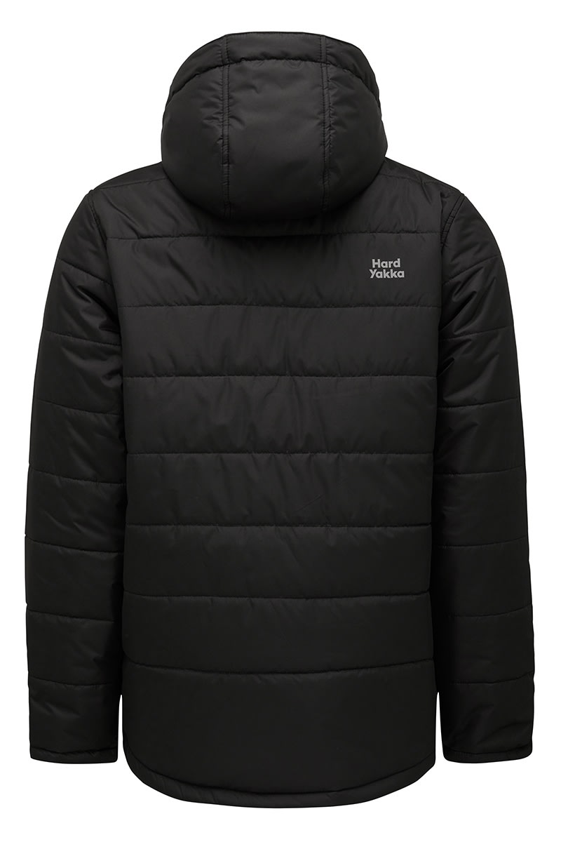 Hard Yakka, Puffa 2.0 Jacket, Y06723 - Black (Size: 5XL)