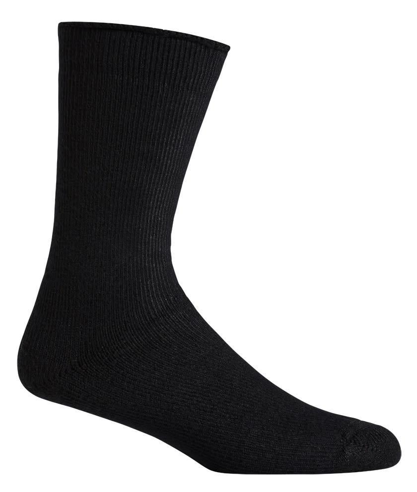Hard Yakka, Bamboo Socks (Pack of 2), Y26700 - Black (Size: 7/2)